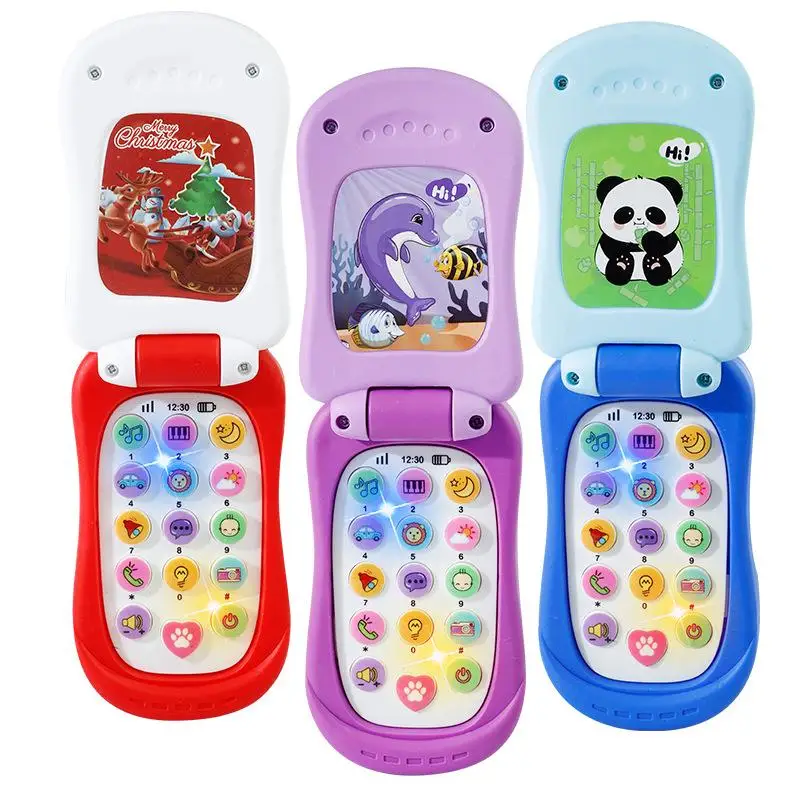 Classic Flip Cover Kid Electronic Music Luminescent Mobile Phone Toy Toddler Education Early Parent-Kid Interactive Holiday Gift
Classic Flip Cover Kid Electronic Music Luminescent Mobile Phone Toy Toddler Education Early Parent-Kid Interactive Holiday Gift