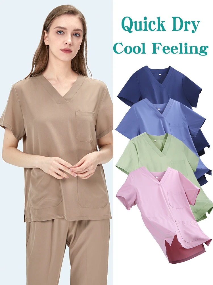 UltraAir™ Quick-Dry Nursing Uniforms 4-way Stretch Medical Scrubs Healthcare Nurse Doctor Hospital Dental Pediatric Clothing S11
UltraAir™ Quick-Dry Nursing Uniforms 4-way Stretch Medical Scrubs Healthcare Nurse Doctor Hospital Dental Pediatric Clothing S11