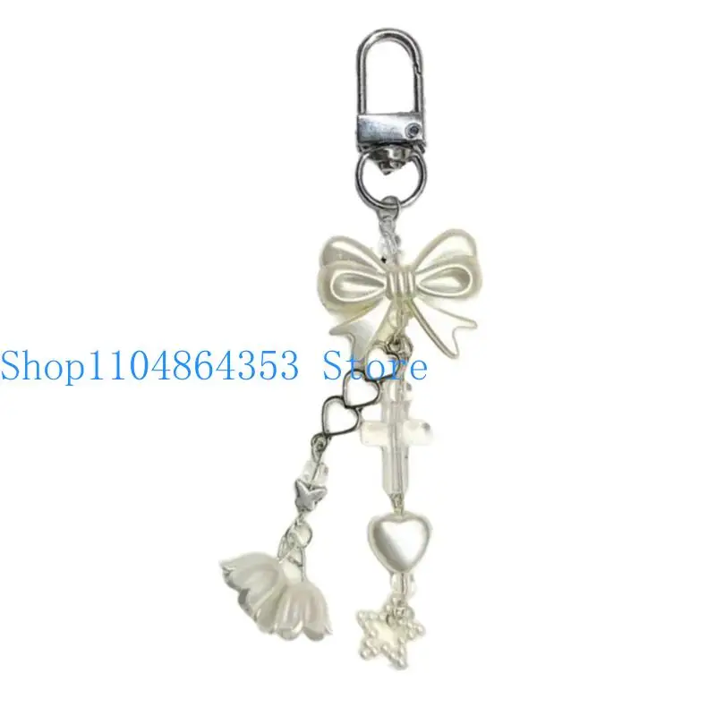 652F Handcrafted Flower Star Bead Charm Unique Keychain Bag Pendant for Women Girls
652F Handcrafted Flower Star Bead Charm Unique Keychain Bag Pendant for Women Girls