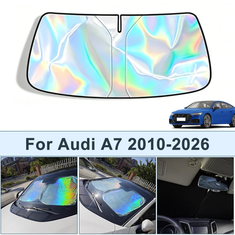 Foldable Front Windshield Sun Shade For Audi A7 2010-2026 UV Reflective Sun Protection Cover Car Interior Accessories
Foldable Front Windshield Sun Shade For Audi A7 2010-2026 UV Reflective Sun Protection Cover Car Interior Accessories