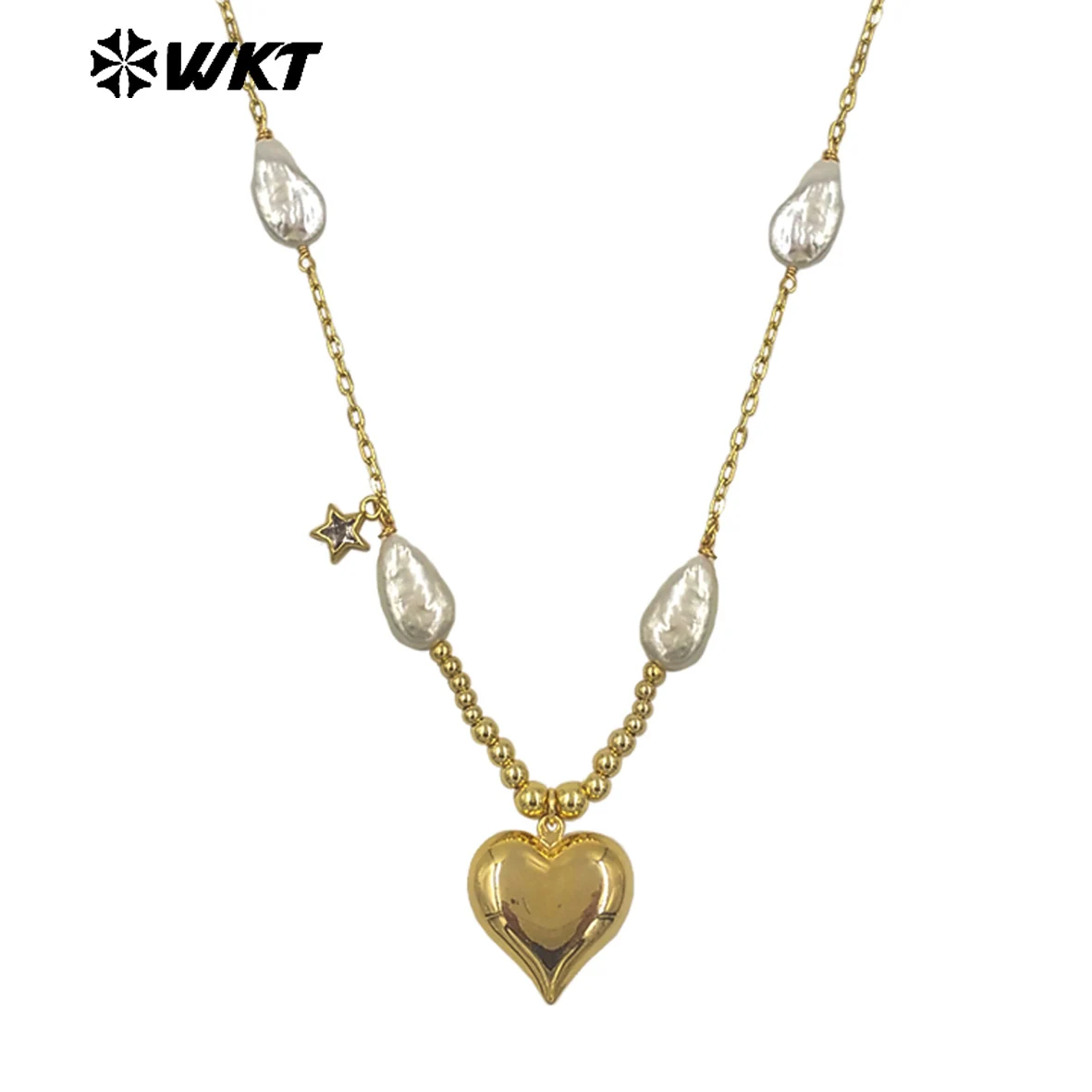 WT-JN320 New Sales Natural Freshwater Pearl Necklace With Gold Plated Heart Moon Star Charms Beautiful Jewelry Romantic Style
WT-JN320 New Sales Natural Freshwater Pearl Necklace With Gold Plated Heart Moon Star Charms Beautiful Jewelry Romantic Style