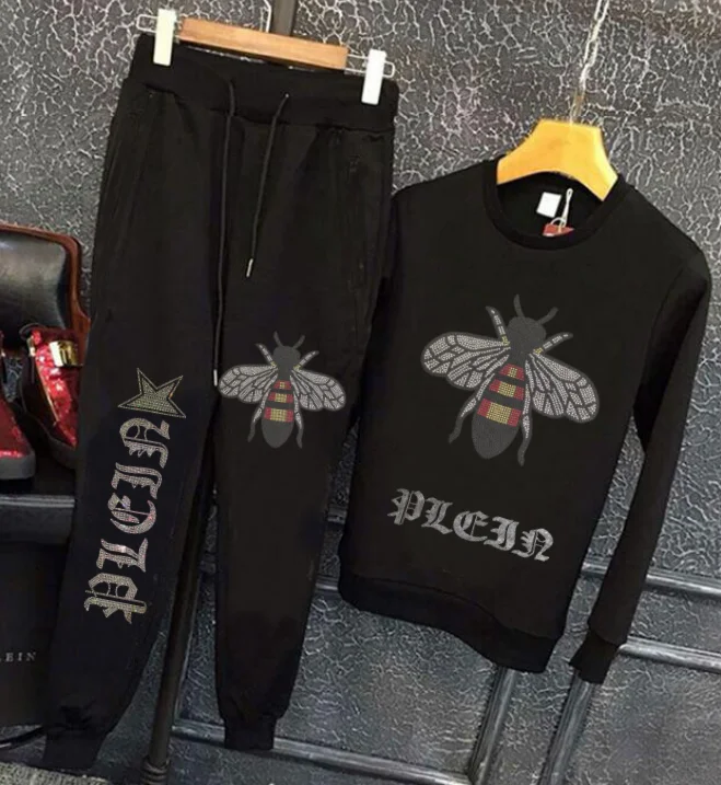 Мужской дизайнерский спортивный костюм премиум-класса, комплект из 2 предметов, идеально подходящий для тренировок в тренажерном зале и повседневной одежды 
Мужской дизайнерский спортивный костюм премиум-класса, комплект из 2 предметов, идеально подходящий для тренировок в тренажерном зале и повседневной одежды