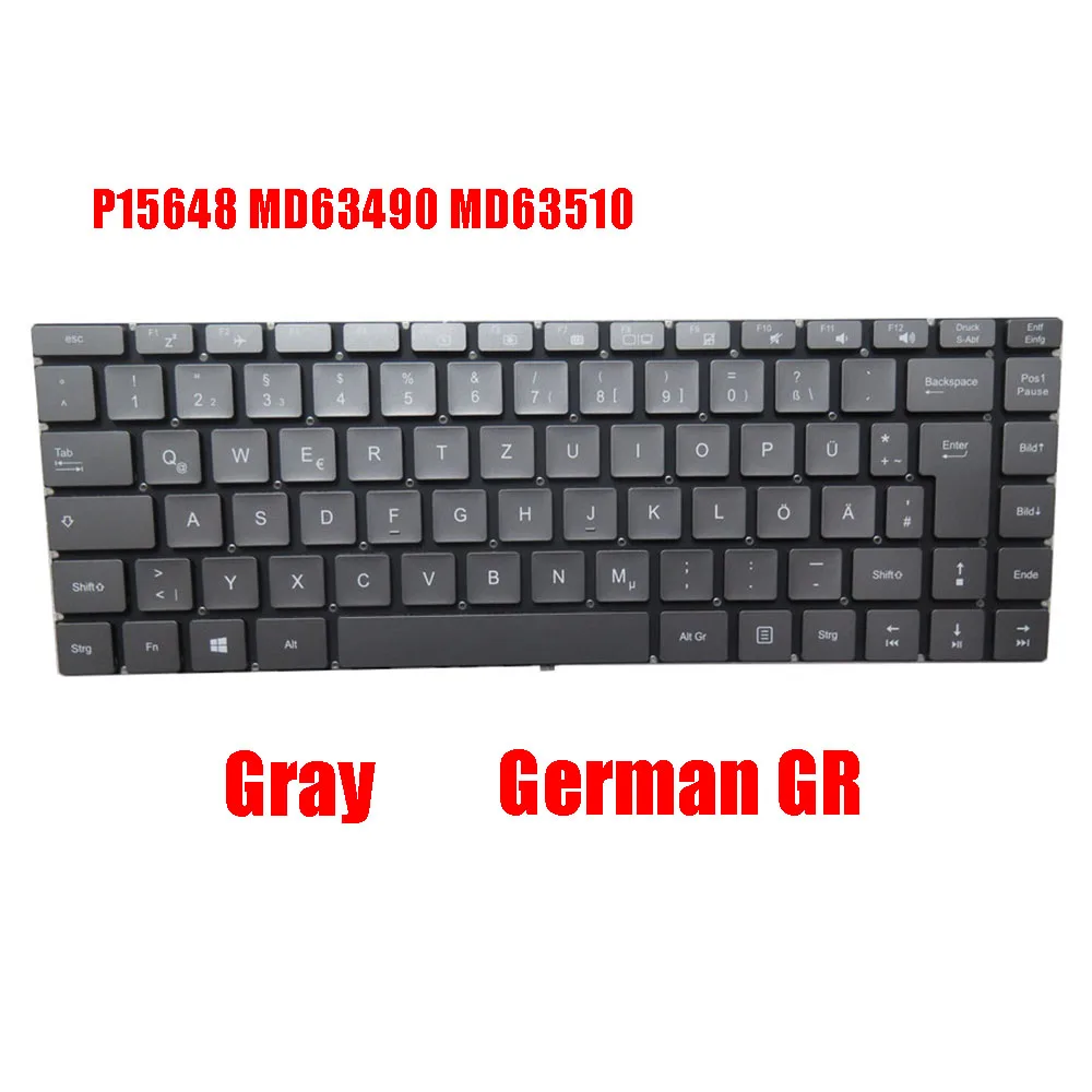 Laptop Keyboard For MEDION AKOYA P15648 MD63490 MD63510 MD63570 With German GR Black/Gray
Laptop Keyboard For MEDION AKOYA P15648 MD63490 MD63510 MD63570 With German GR Black/Gray