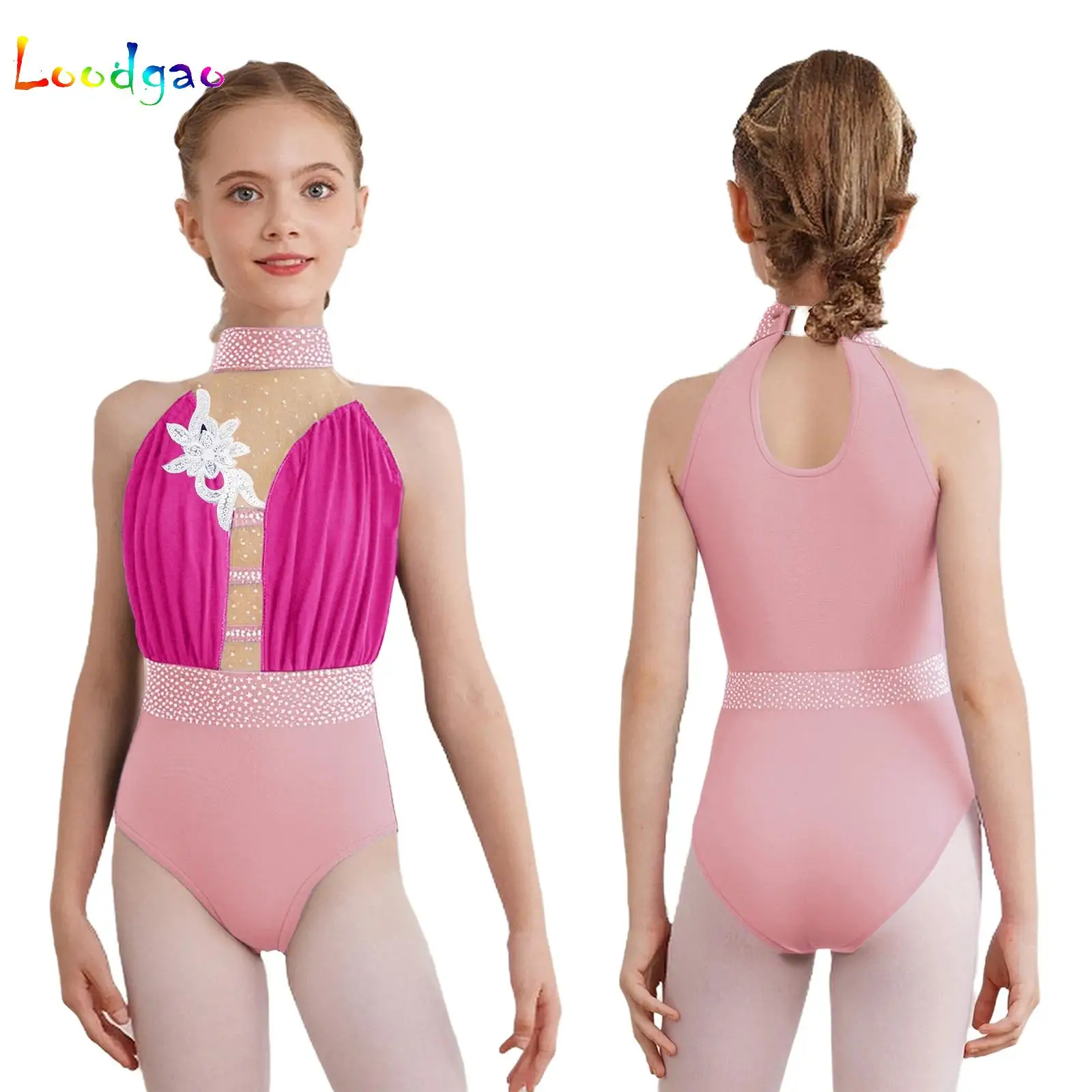Kids Girls Applique Rhinestones Bodysuit Dancewear Figure Skating Gymnastics Dance Jersey Ballet Leotard Performance Costume
Kids Girls Applique Rhinestones Bodysuit Dancewear Figure Skating Gymnastics Dance Jersey Ballet Leotard Performance Costume