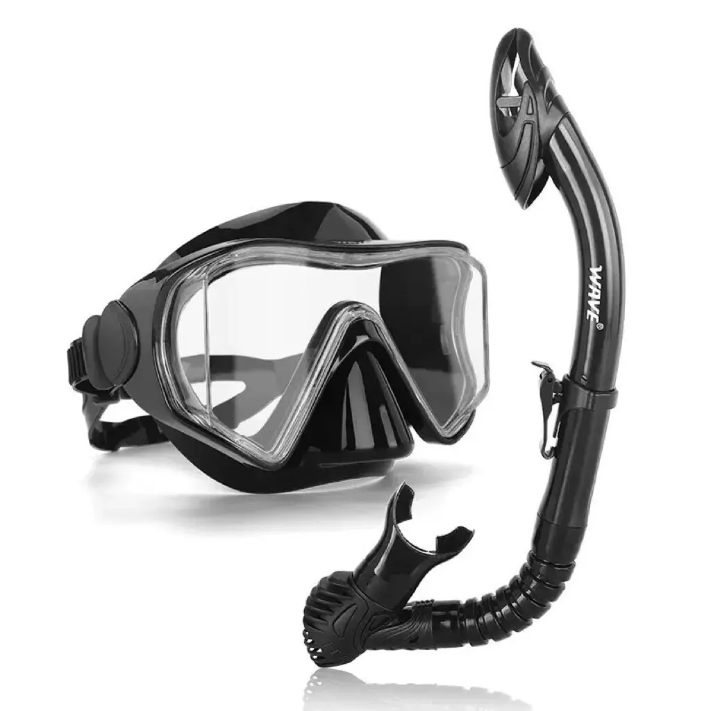 Premium Snorkel Set - Dry-Top Breathing Tube & Triple-Lens Anti-Fog Mask, Ergonomic Design for Underwater Adventure, Snorkeling
Premium Snorkel Set - Dry-Top Breathing Tube & Triple-Lens Anti-Fog Mask, Ergonomic Design for Underwater Adventure, Snorkeling