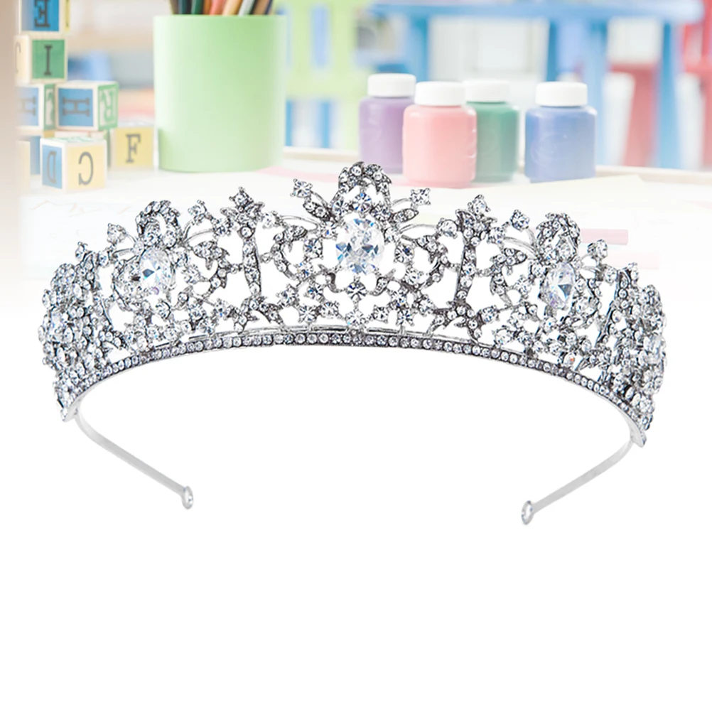 Elegant Bride Crown Headpiece Decoration Clear Rhinestone Alloy Plating Lightweight Wedding Party Retro Style Hair Accessories
Elegant Bride Crown Headpiece Decoration Clear Rhinestone Alloy Plating Lightweight Wedding Party Retro Style Hair Accessories