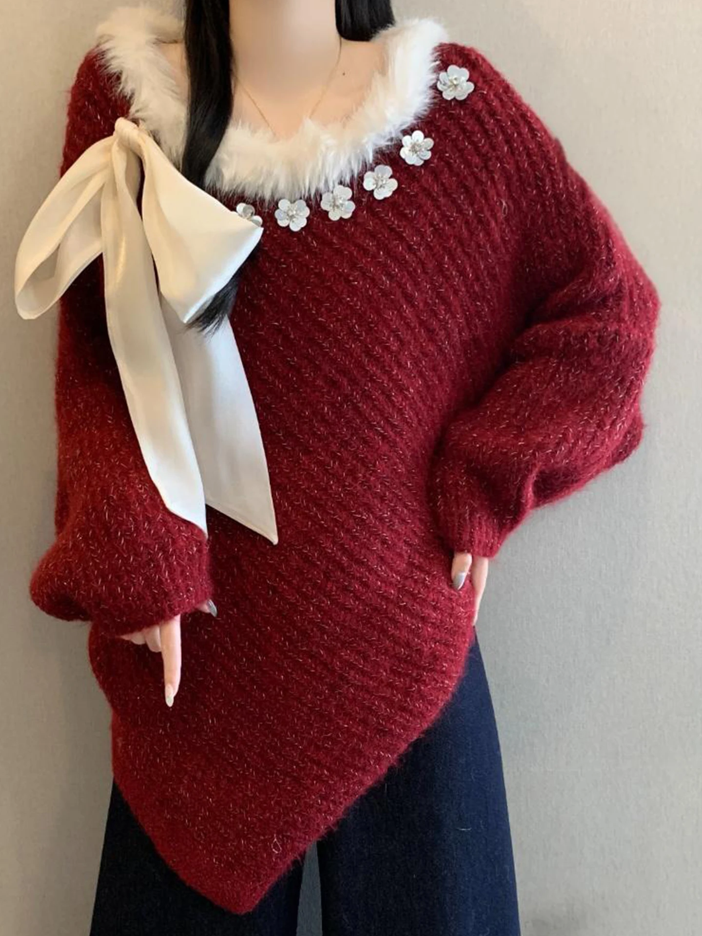 Новинка! Женский пушистый свитер Cisas Aosphere Knot красного цвета, осенне-зимний, больших размеров, асимметричный, вязаный топ MM Slim
Новинка! Женский пушистый свитер Cisas Aosphere Knot красного цвета, осенне-зимний, больших размеров, асимметричный, вязаный топ MM Slim