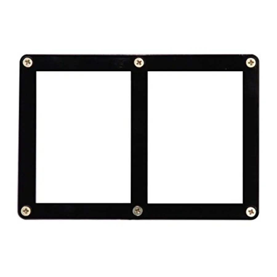 Ultra Pro 2-Card Black Frame Screwdown Holder
Ultra Pro 2-Card Black Frame Screwdown Holder