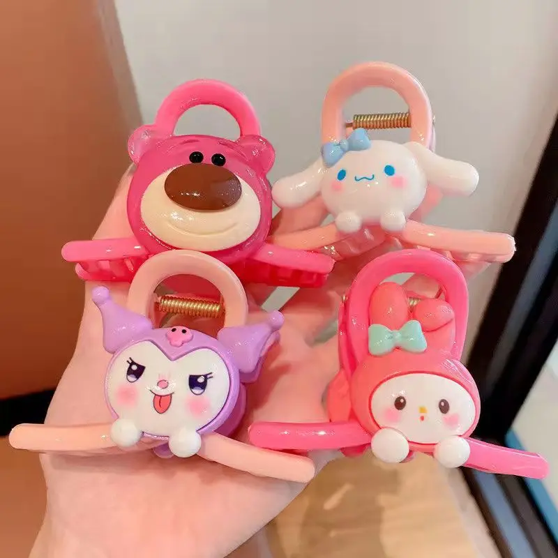 2024 New Sanrio Kuromi Hair Clip Kawaii Cartoon My Melody Wash Face Makeup Hair Grip Cute Girl Hair Accessory Gifts
2024 New Sanrio Kuromi Hair Clip Kawaii Cartoon My Melody Wash Face Makeup Hair Grip Cute Girl Hair Accessory Gifts