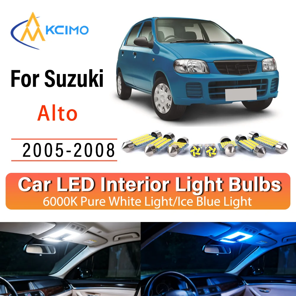 For Suzuki Alto 2005-2008 Plug & Play Persistent Glow LED Interior Light Kit Replacement Dome Map Trunk Cabin Lamps Upgrade
For Suzuki Alto 2005-2008 Plug & Play Persistent Glow LED Interior Light Kit Replacement Dome Map Trunk Cabin Lamps Upgrade