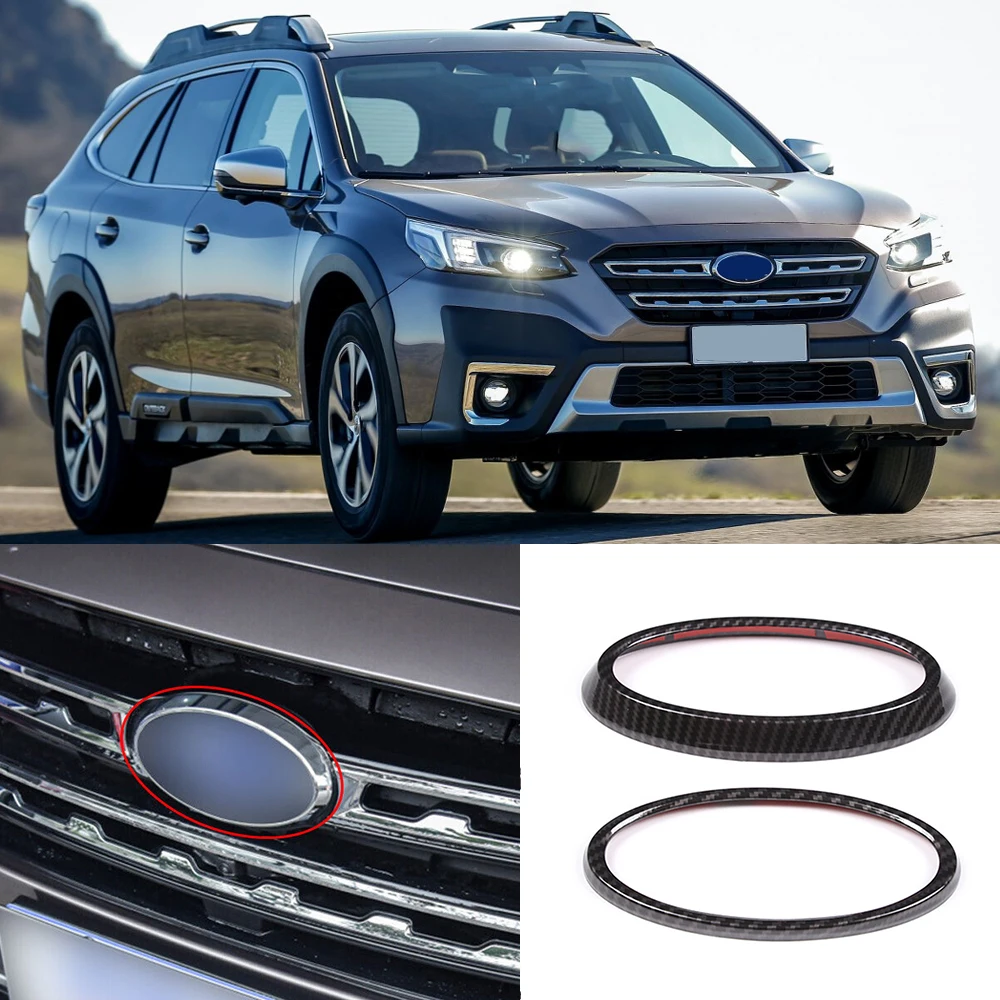2 PCS Exterior Front Rear Logo Badge Ring Trim Decorative Cover for Subaru Outback 2021-2022 ABS Carbon Fiber Car Accessories
2 PCS Exterior Front Rear Logo Badge Ring Trim Decorative Cover for Subaru Outback 2021-2022 ABS Carbon Fiber Car Accessories