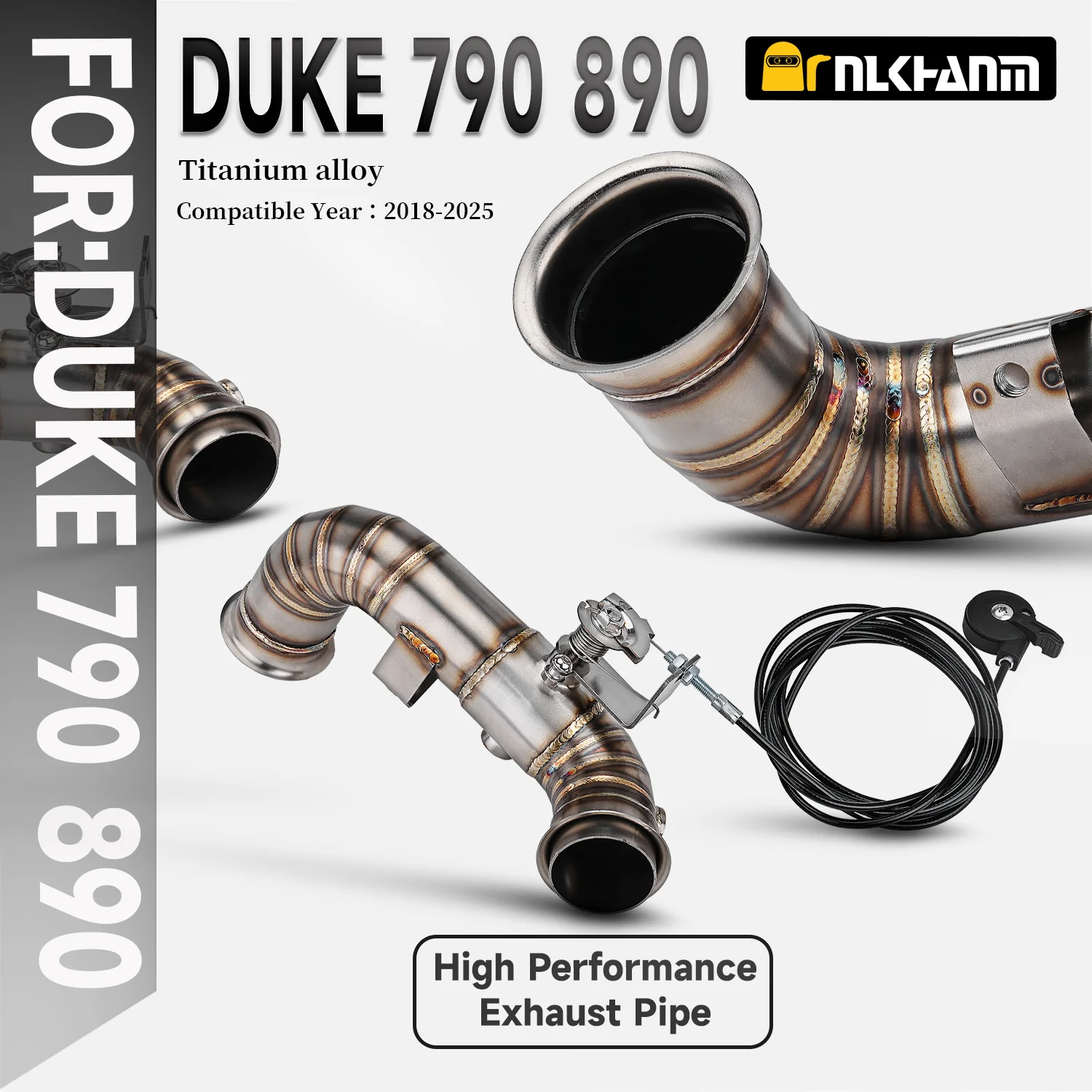 Выхлопная система Slip-On для мотоциклов DUKE 790 890 Adventure R Rally, соединительная труба с ручным клапаном, 2018-2025 гг.
Выхлопная система Slip-On для мотоциклов DUKE 790 890 Adventure R Rally, соединительная труба с ручным клапаном, 2018-2025 гг.