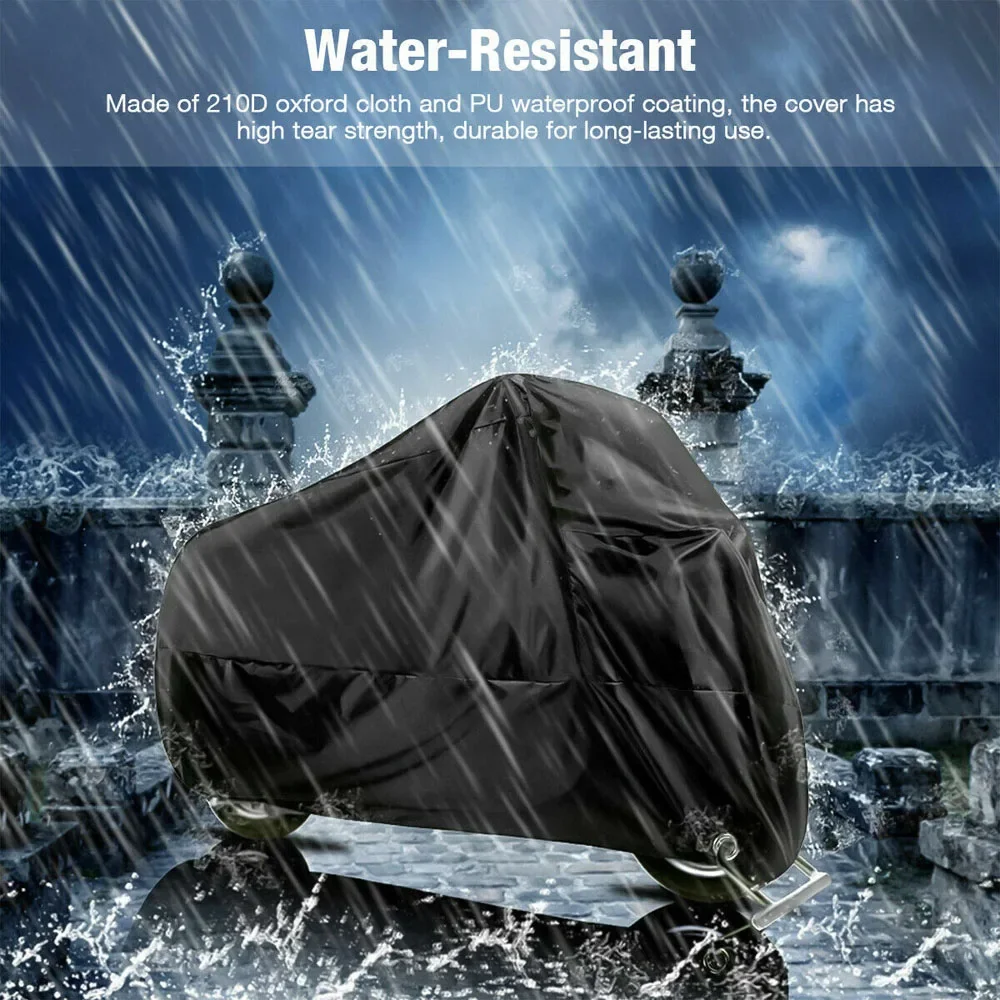 XXXXL Universal Weather Durable Quality Waterproof Sun Outdoor Protection Scooter Shelter Tear Proof Lock-Holes Storage Bag
XXXXL Universal Weather Durable Quality Waterproof Sun Outdoor Protection Scooter Shelter Tear Proof Lock-Holes Storage Bag