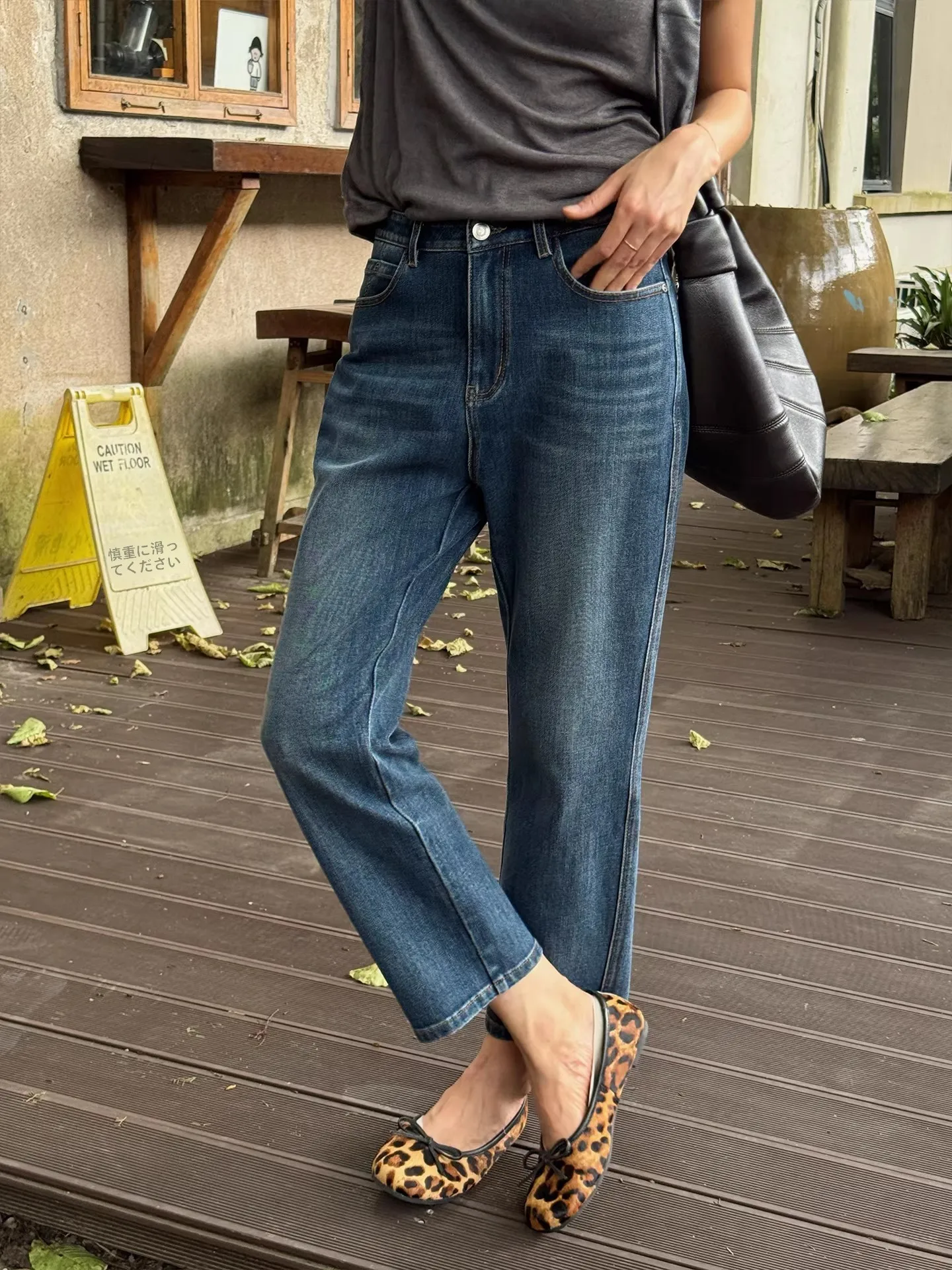 Blue Washed Straight Leg Jeans Women's Elastic Slim Fit Nine Tube Pants Natural Waist Cotton Blend Zipper Closure Spring 2026
Blue Washed Straight Leg Jeans Women's Elastic Slim Fit Nine Tube Pants Natural Waist Cotton Blend Zipper Closure Spring 2026