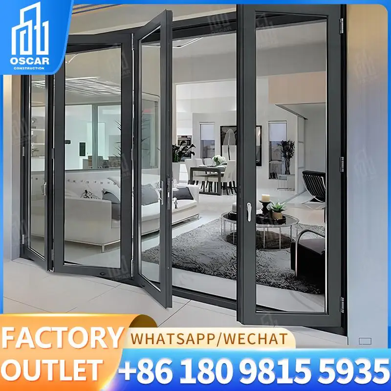 Customizable UK Factory Bifold Door with Multifunctional Design for Commercial Spaces Bifold Door 
Customizable UK Factory Bifold Door with Multifunctional Design for Commercial Spaces Bifold Door