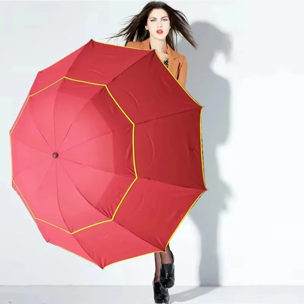Rain Protection Double Strong Umbrella Folding Design Waterproof Wind Resistant Umbrella UV Protection Strong Frame
Rain Protection Double Strong Umbrella Folding Design Waterproof Wind Resistant Umbrella UV Protection Strong Frame