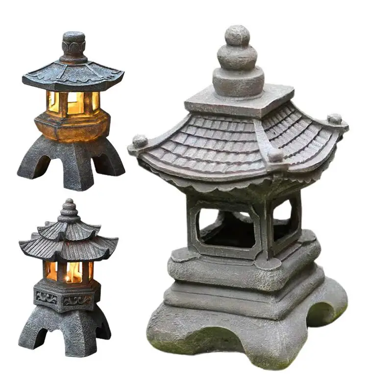 Solar Lights For Garden Outdoor Zen Garden Lantern Flickering LED Garden Light Garden Solar LED Pagoda Lantern Statue Decoratiob
Solar Lights For Garden Outdoor Zen Garden Lantern Flickering LED Garden Light Garden Solar LED Pagoda Lantern Statue Decoratiob