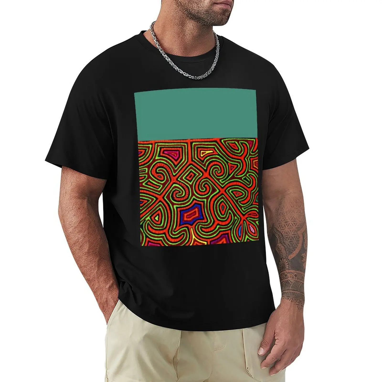 Mola de Panama T-Shirt oversize t-shirts man Anime t-shirt mens graphic t-shirts hip hop
Mola de Panama T-Shirt oversize t-shirts man Anime t-shirt mens graphic t-shirts hip hop