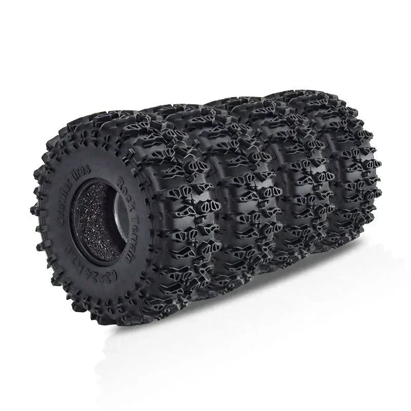 Super Soft Sticky 1.0 Crawler Tires 63*26mm for 1/18 TRX4M RC Crawler Car Axial SCX24 FMS D243 Upgrade
Super Soft Sticky 1.0 Crawler Tires 63*26mm for 1/18 TRX4M RC Crawler Car Axial SCX24 FMS D243 Upgrade