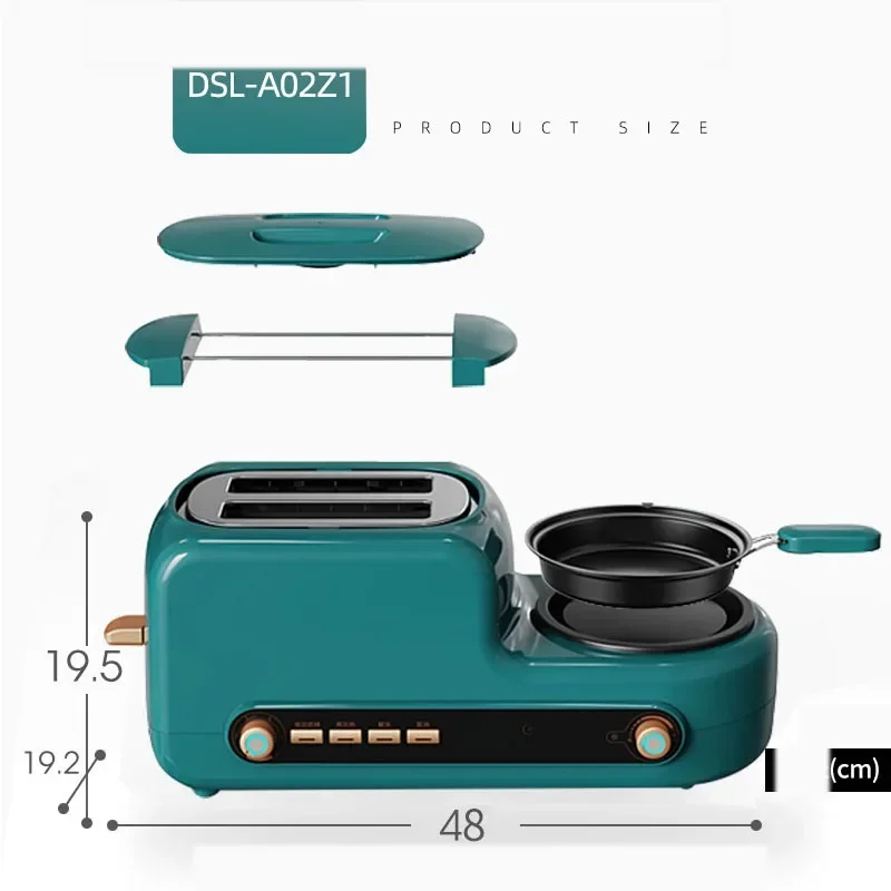 Household Sandwich Breakfast Maker Machine Toast Home Multi-function Small Four-in-one Toaster Soil Toaster
Household Sandwich Breakfast Maker Machine Toast Home Multi-function Small Four-in-one Toaster Soil Toaster