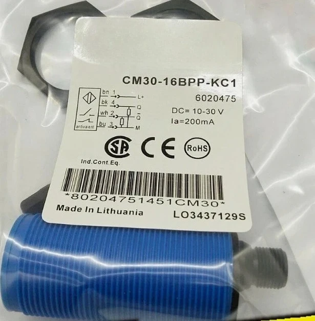 Совершенно новый оригинальный CM30-25NNP-EC1 CM30-25NPP-EC1 CM12-08EBP-KC1 CM30-16BPP-KC1 CM30-15NNP-KC1 бесконтактный переключатель Быстрая доставка
Совершенно новый оригинальный CM30-25NNP-EC1 CM30-25NPP-EC1 CM12-08EBP-KC1 CM30-16BPP-KC1 CM30-15NNP-KC1 бесконтактный переключатель Быстрая доставка