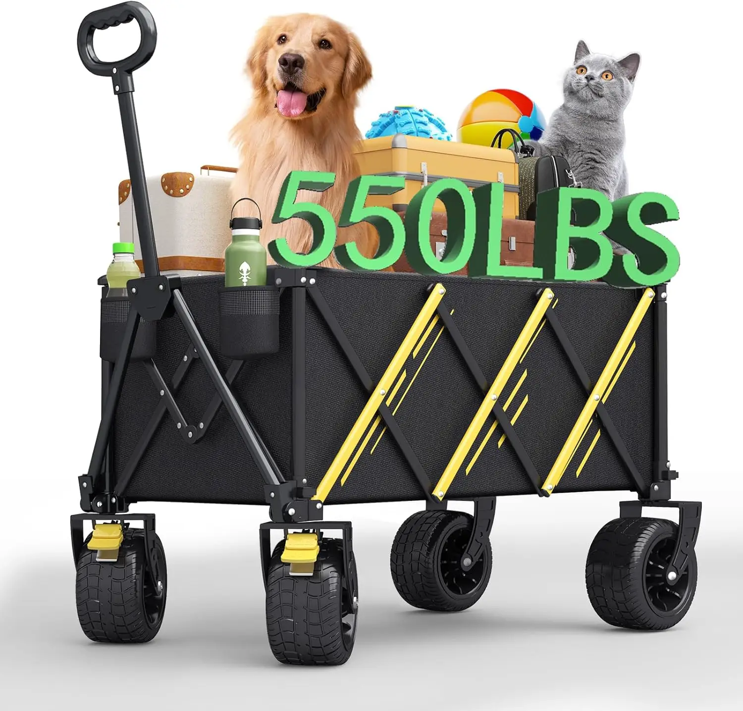 Wagons carts FoldableCollapsible Wagon Foldable Wagon Gather Heavy Duty Garden cart Portable cartPets cartswith Large All-Terrai
Wagons carts FoldableCollapsible Wagon Foldable Wagon Gather Heavy Duty Garden cart Portable cartPets cartswith Large All-Terrai