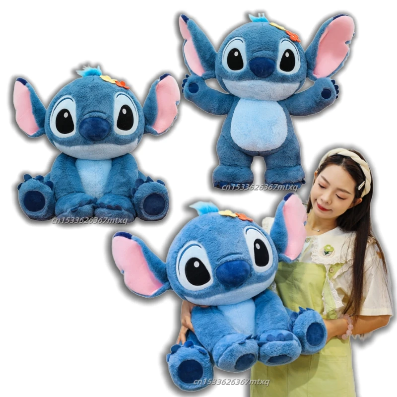 Большой размер, плюшевая игрушка с цветком, мультяшная инопланетянин Лило и Стич, мягкие плюшевые подушки для сна, приятная кукла, подарок на день рождения
Большой размер, плюшевая игрушка с цветком, мультяшная инопланетянин Лило и Стич, мягкие плюшевые подушки для сна, приятная кукла, подарок на день рождения