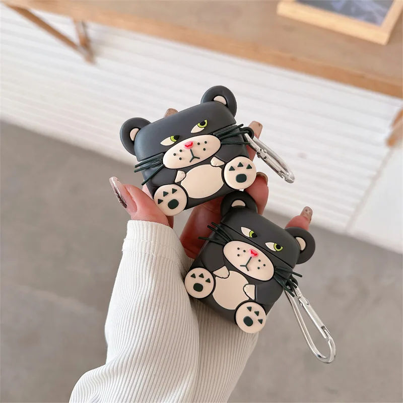 Cartoon 3D Cat Case for AirPods Pro2 Airpod Pro 1 2 3 Bluetooth Earbuds Charging Box Protective Earphone Case Cover
Cartoon 3D Cat Case for AirPods Pro2 Airpod Pro 1 2 3 Bluetooth Earbuds Charging Box Protective Earphone Case Cover