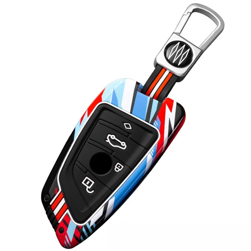 Zinc Alloy Key Fob Cover for BMW 5 Series/3 Series/X3/X5/X1/1 Series/7 Series/X2/525/530/i3 - KeyCase Shell with Keychain
Zinc Alloy Key Fob Cover for BMW 5 Series/3 Series/X3/X5/X1/1 Series/7 Series/X2/525/530/i3 - KeyCase Shell with Keychain