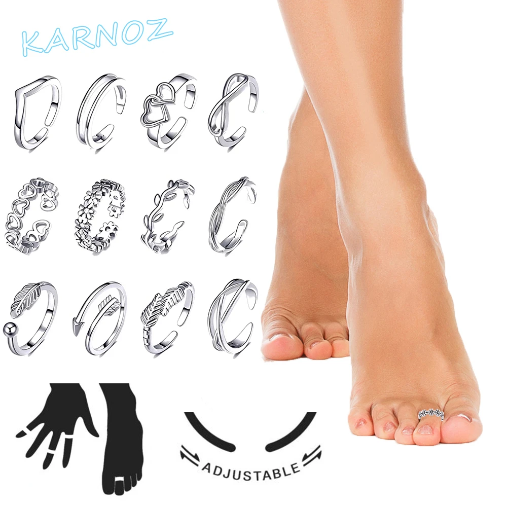 Toe Rings for Women Adjustable Summer Beach Open Toe Rings Set Flower Arrow Tail Pinky Band Rings Barefoot Foot Jewelry Gift
Toe Rings for Women Adjustable Summer Beach Open Toe Rings Set Flower Arrow Tail Pinky Band Rings Barefoot Foot Jewelry Gift