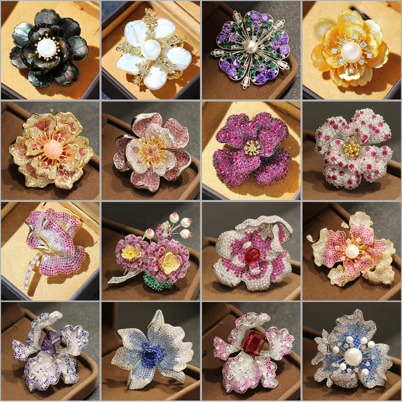 Light Luxury High-end Micro Inlaid Zircon Iris Flower Brooch Elegant Women's Natural Freshwater Pearl Camellia Rose Pin Jewelry
Light Luxury High-end Micro Inlaid Zircon Iris Flower Brooch Elegant Women's Natural Freshwater Pearl Camellia Rose Pin Jewelry