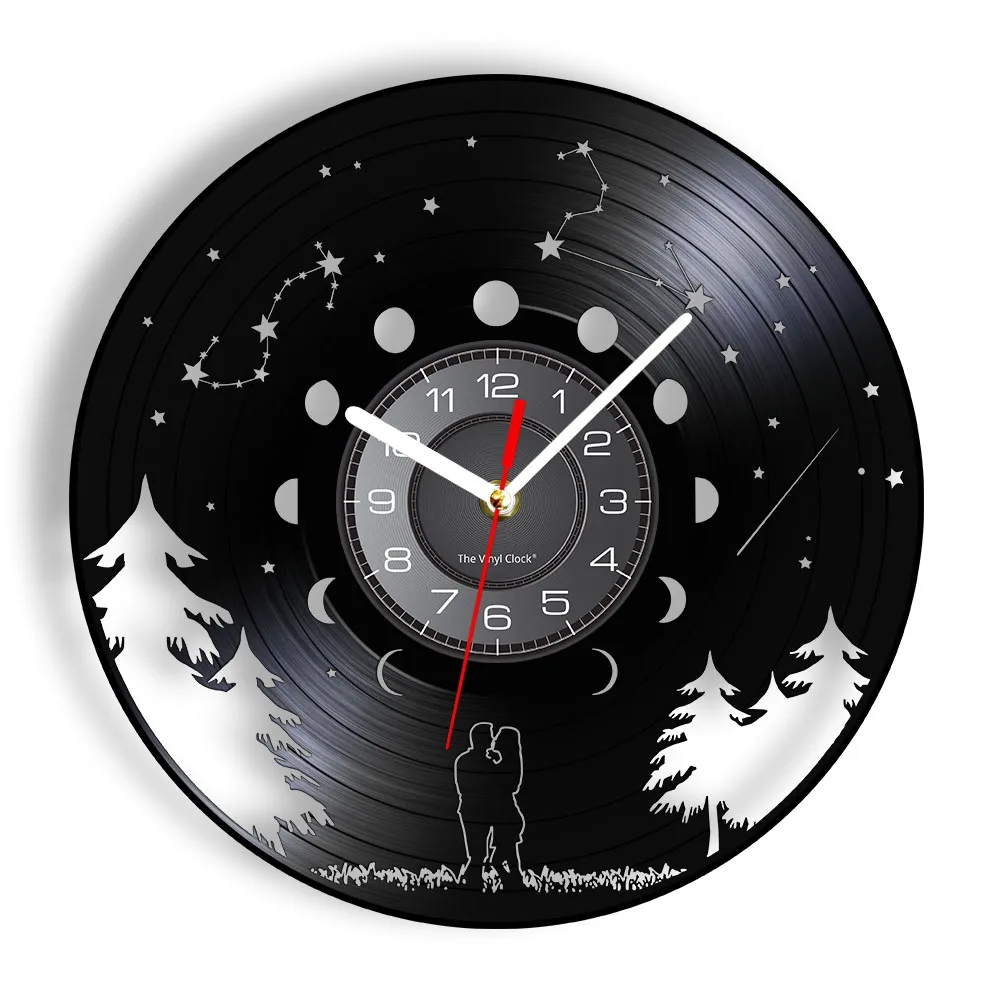 Valentine's Day Vinyl Record Wall Clock Home Decor For Livingroom Moon Starry Night Wall Watch Made Of Real Vinyl Art Record
Valentine's Day Vinyl Record Wall Clock Home Decor For Livingroom Moon Starry Night Wall Watch Made Of Real Vinyl Art Record