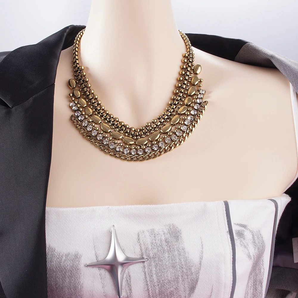 Boho Vintage Ethnic Necklace for Women Gypsy Choker Collar Statement Necklaces Afghan Turkish Maxi Festival Jewelry
Boho Vintage Ethnic Necklace for Women Gypsy Choker Collar Statement Necklaces Afghan Turkish Maxi Festival Jewelry