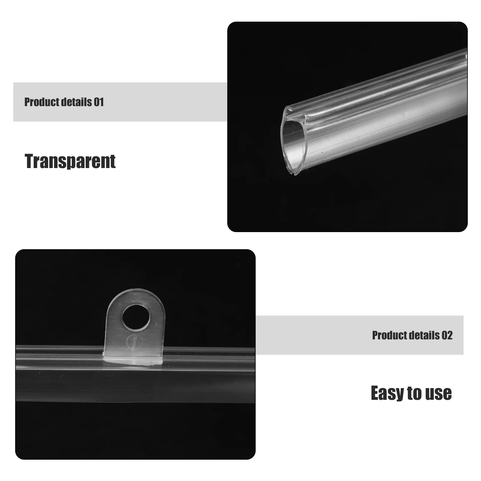 Pvc Poster Hanger Rail Transparent Hanging Rod Gripper Frame Display Banner Sign Scroll Mount Stable Waterproof Easy
Pvc Poster Hanger Rail Transparent Hanging Rod Gripper Frame Display Banner Sign Scroll Mount Stable Waterproof Easy