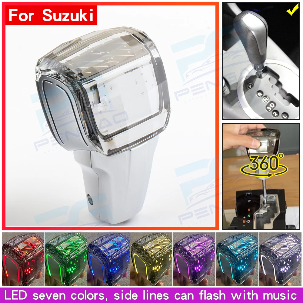 Gear Shift Knob For Suzuki Swift Wagon Sedan Auto Grand Vitara LED light crystal Automatic Car Gearbox Handles Lever Stick Gear
Gear Shift Knob For Suzuki Swift Wagon Sedan Auto Grand Vitara LED light crystal Automatic Car Gearbox Handles Lever Stick Gear