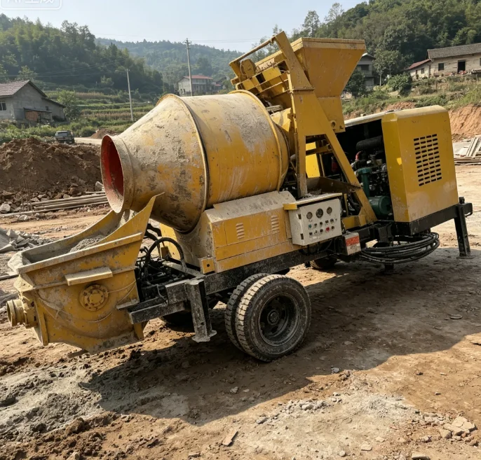 Customized Mobile High-efficiency Concrete Mixing Pump Integrated Diesel Concrete Mixing And Transportation Pump
Customized Mobile High-efficiency Concrete Mixing Pump Integrated Diesel Concrete Mixing And Transportation Pump