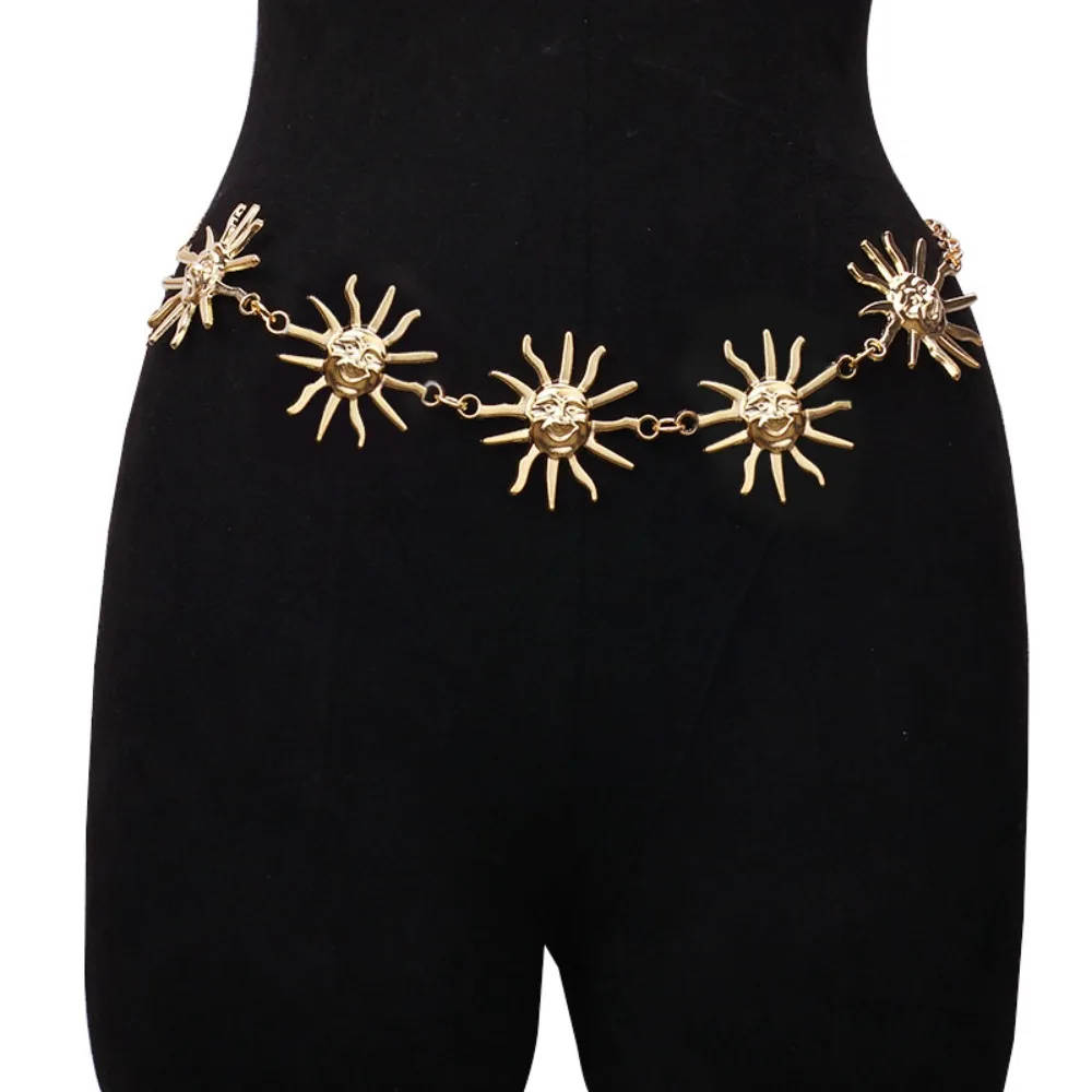 All-match Hip Hop Style Vintage Punk Waist Chain Womans Belt Sun Waistband Dress Cummerbands
All-match Hip Hop Style Vintage Punk Waist Chain Womans Belt Sun Waistband Dress Cummerbands