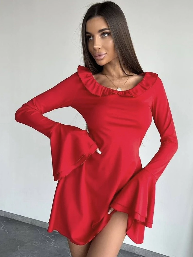 Сексуальная однотонная круглая одежда Ne Long Sve Dr Bell Sve, женская модная сезонная одежда на весну, осень и зиму
Сексуальная однотонная круглая одежда Ne Long Sve Dr Bell Sve, женская модная сезонная одежда на весну, осень и зиму