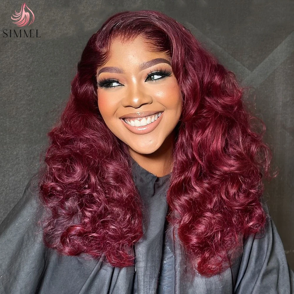 99j Burgundy 13x6 Lace Frontal Wigs Loose Wave Human Hair Wine Red 200% Density SDD Lace Front Wigs Pre Plucked 30 Inch
99j Burgundy 13x6 Lace Frontal Wigs Loose Wave Human Hair Wine Red 200% Density SDD Lace Front Wigs Pre Plucked 30 Inch