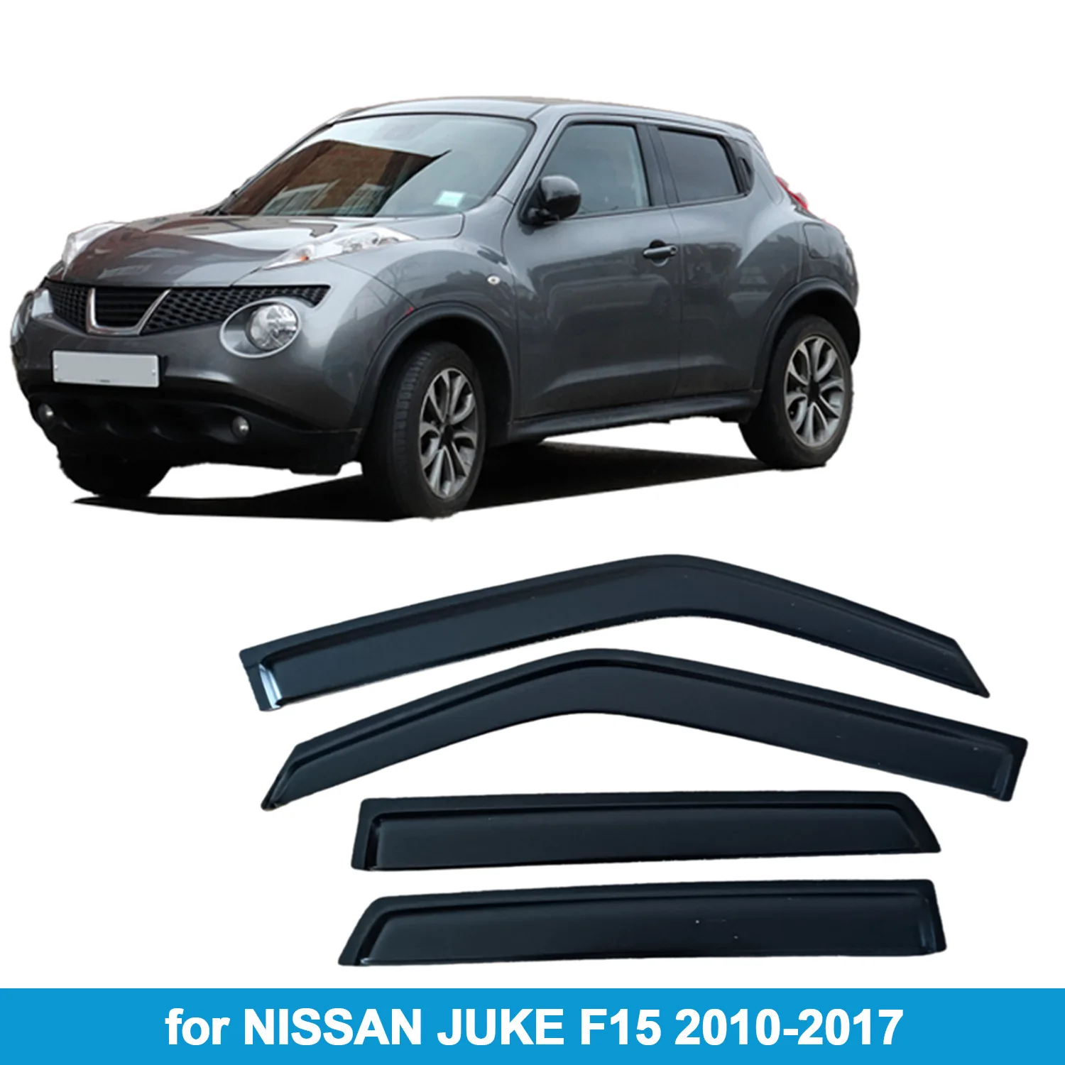 Window Visor Kit for NISsan Juke 2010 2011 2012 2013 2014 2015 2016 Wind Deflectors Rain Guards Door Visor Vent Shades Ventvisor
Window Visor Kit for NISsan Juke 2010 2011 2012 2013 2014 2015 2016 Wind Deflectors Rain Guards Door Visor Vent Shades Ventvisor