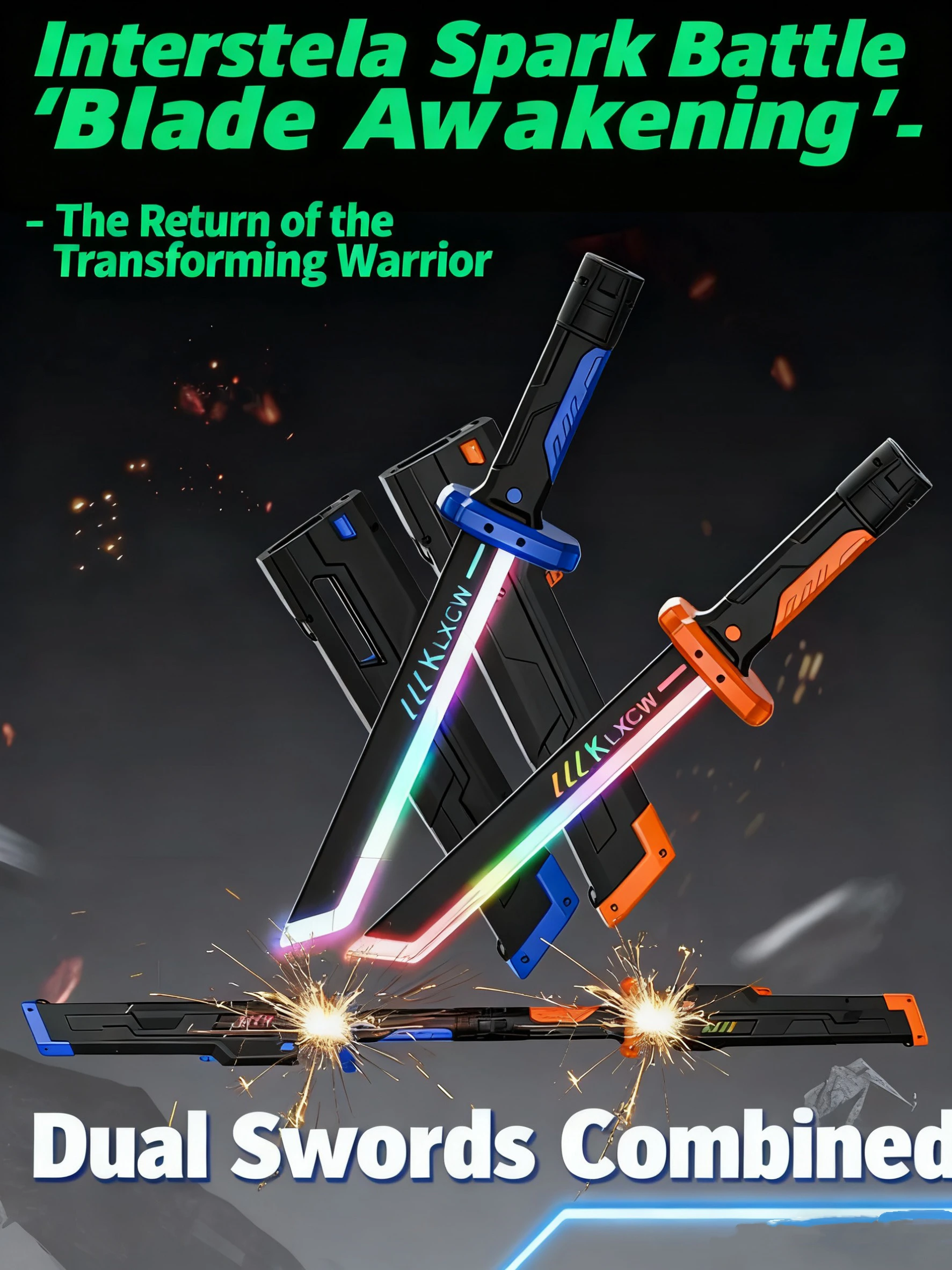 Lightsaber 7-Color Streamer Spray Sound & Spark Effect Wanderer Creative Gift Toy
Lightsaber 7-Color Streamer Spray Sound & Spark Effect Wanderer Creative Gift Toy