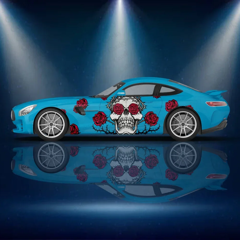Skull Rose Flower Car Sticker Side Graphic Modification Packaging Racing SUV Decal Vinyl Pattern Custom Car Decal Sticker
Skull Rose Flower Car Sticker Side Graphic Modification Packaging Racing SUV Decal Vinyl Pattern Custom Car Decal Sticker