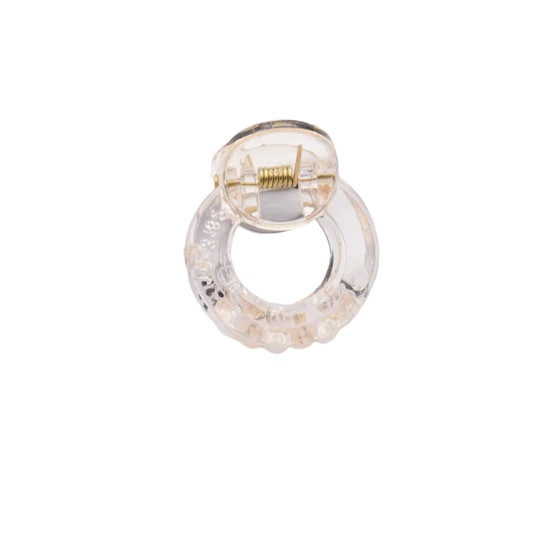 Plastic round hollow small grab clip, girl disc hair ponytail claw clip
Plastic round hollow small grab clip, girl disc hair ponytail claw clip
