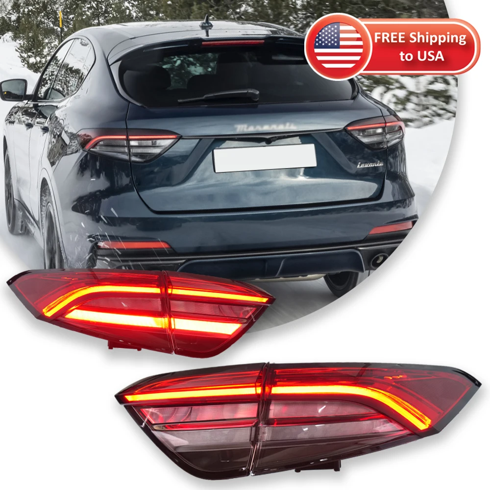 Led TailLight Assembly For Maserati Levante 2017-2020 Tail Lamps Rear Turn Signal Brake Lights Car Accessories
Led TailLight Assembly For Maserati Levante 2017-2020 Tail Lamps Rear Turn Signal Brake Lights Car Accessories