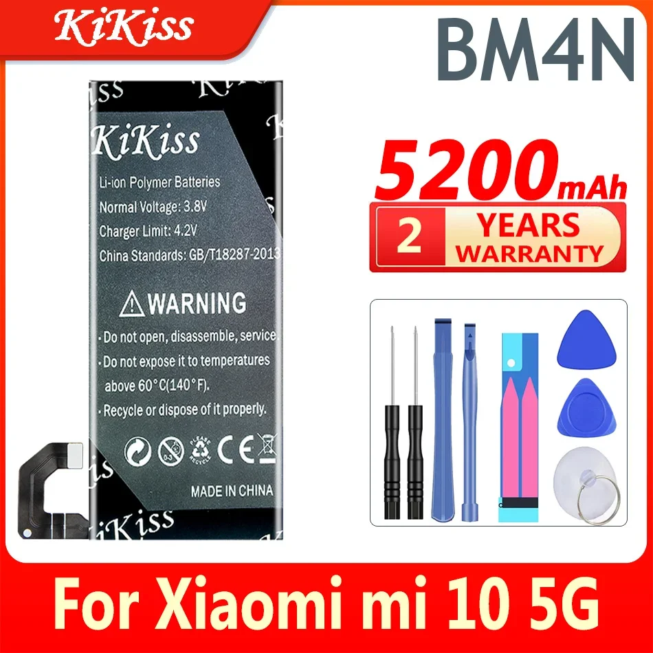KiKiss Phone 5200 мАч Аккумулятор BM4N для Xiaomi Mi 10 5G Mi10 M10 Bateria Аккумуляторы
KiKiss Phone 5200 мАч Аккумулятор BM4N для Xiaomi Mi 10 5G Mi10 M10 Bateria Аккумуляторы