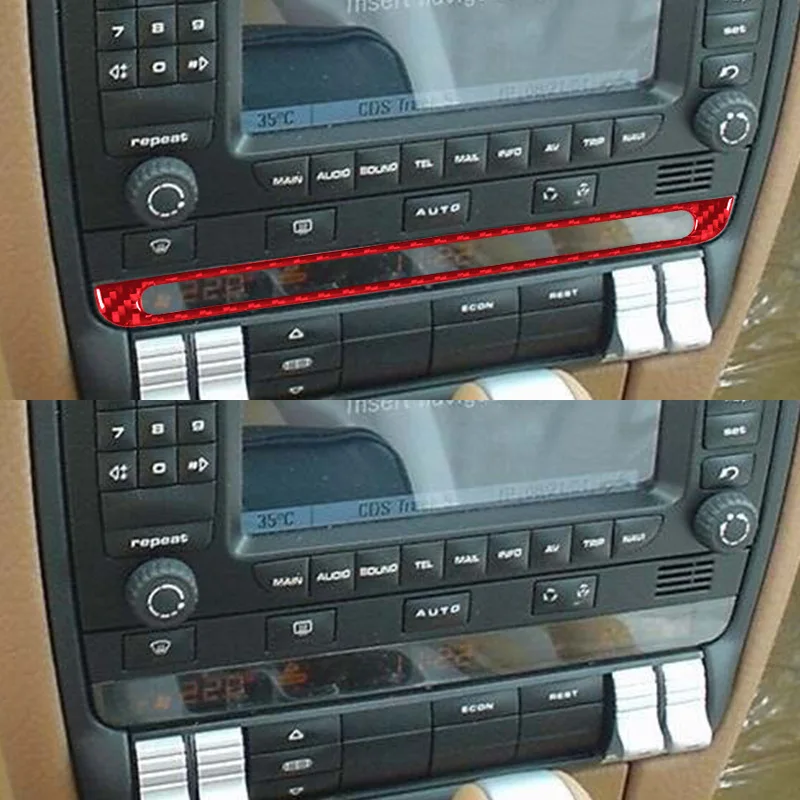 For 03-10 Porsche Cayenne Carbon Fiber Air Conditioning Monitor Panel Decorative Sticker Interior
For 03-10 Porsche Cayenne Carbon Fiber Air Conditioning Monitor Panel Decorative Sticker Interior