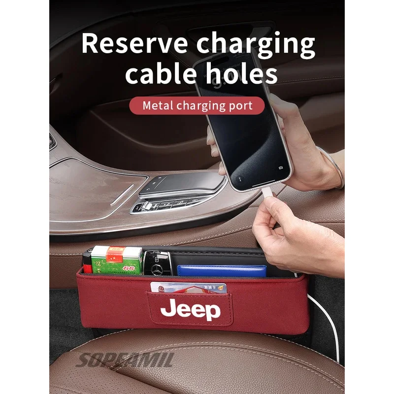 Car Suede Seat Gap Multifunction Storage Case For Jeep Wrangler JK Grand Cherokee Renegade Compass Gladiator Patriot Commander
Car Suede Seat Gap Multifunction Storage Case For Jeep Wrangler JK Grand Cherokee Renegade Compass Gladiator Patriot Commander