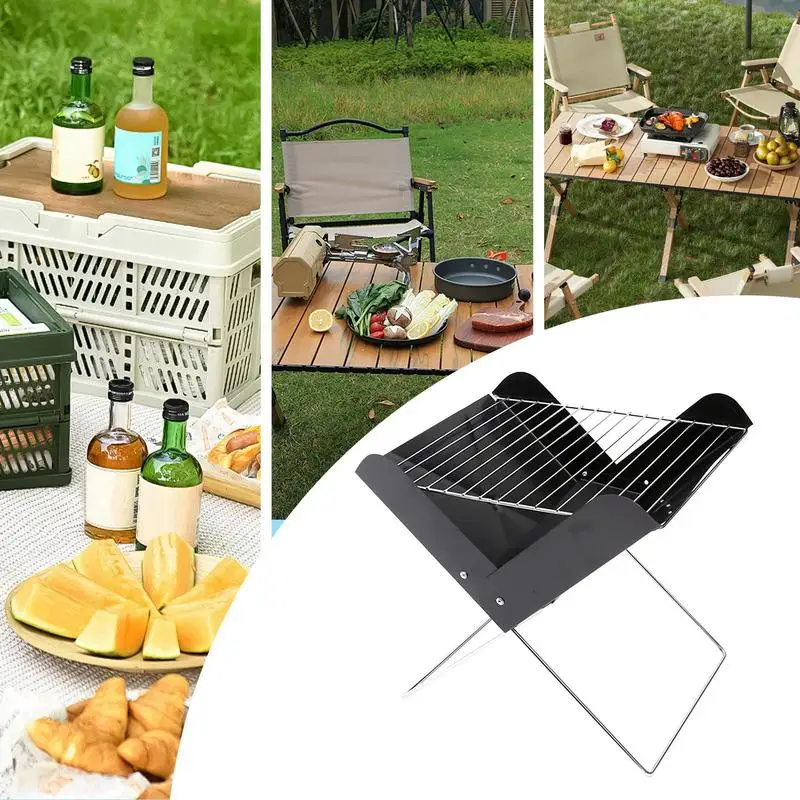 Portable Grill Camping Grill Folding Heavy Duty Metal Desktop Camp Fire Outdoor Cooking Equipment For Barbecue Grilling Picnics
Portable Grill Camping Grill Folding Heavy Duty Metal Desktop Camp Fire Outdoor Cooking Equipment For Barbecue Grilling Picnics