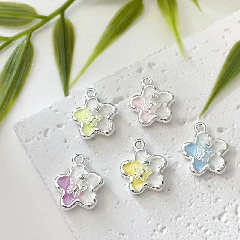 50pcs/lot Colorful Flower Shape Alloy Dripping Oil Charms DIY Necklace Bracelet Pendant Accessories
50pcs/lot Colorful Flower Shape Alloy Dripping Oil Charms DIY Necklace Bracelet Pendant Accessories