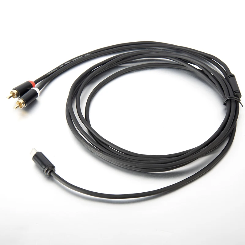 DC005 Yinyu Type C to 2 RCA Audio Cable for High Fidelity Sound for Home Theater and Speaker Systems
DC005 Yinyu Type C to 2 RCA Audio Cable for High Fidelity Sound for Home Theater and Speaker Systems